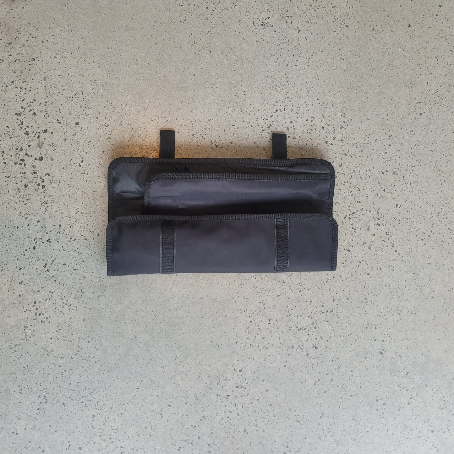 7 Pocket Black Knife Wrap Bag