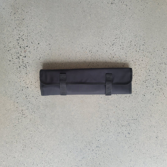7 Pocket Black Knife Wrap Bag